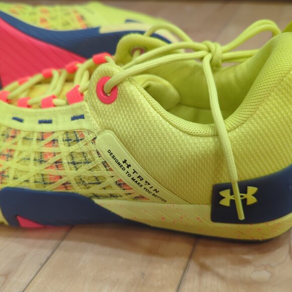 Size 11.5 - Under Armour TriBase Reign 5 Starfruit (Yellow) NEW! w/o box - Picture 5 of 15